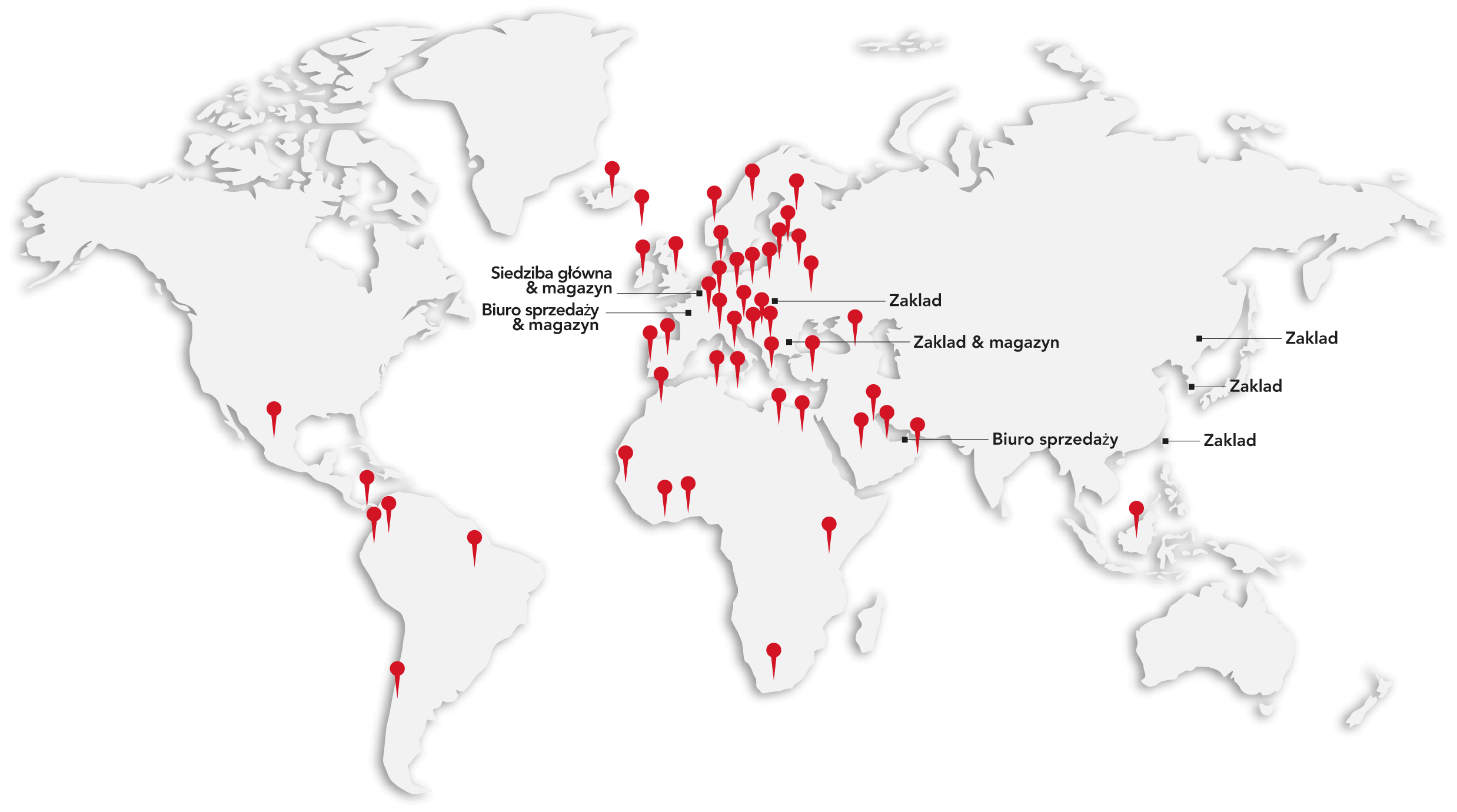 Profit by Piping Logistics world map